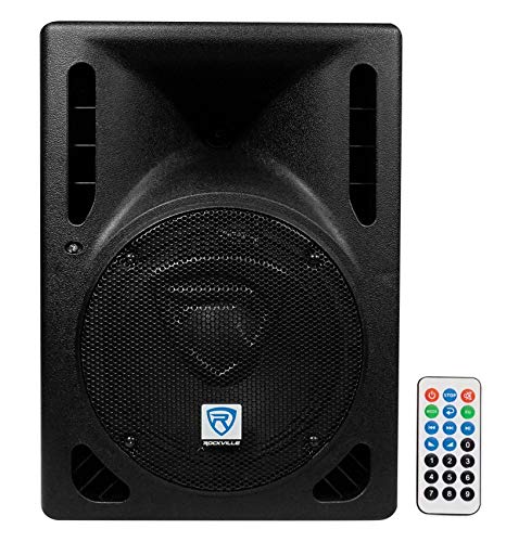 Rockville RPG8BT 8" Inch Powered 400W DJ PA Speaker BlueTooth, - Product Imagery