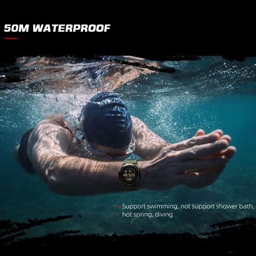 CakCity Digital Watch Military Tactical Watches for Men,Carbon - Product Imagery