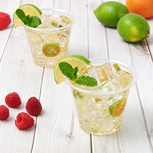 300 Pack 9oz Clear Plastic Cups,Disposable Crystal Drinking - Product Imagery