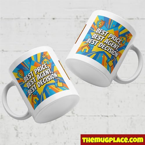 Estate Agent Coffee Mug - Sold On You Best Agent Ever With Star - Product Imagery