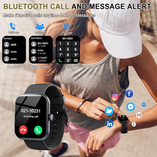 Smart Watch (Answer/Make Calls), 1.96" HD New Smartatch for Men - Product Imagery