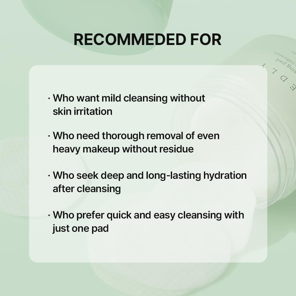 NEEDLY Mild Cleansing Pad Makeup Remover for Sensitive Skin - NEEDLY Official Imagery - 4