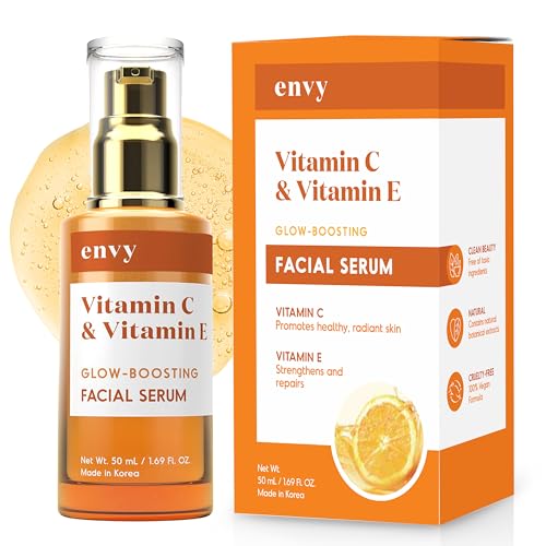 Envy Vitamin C Radiant Face Serum - Dermatologist Tested for Dull & Dry Skin - Envy Official Product View 1