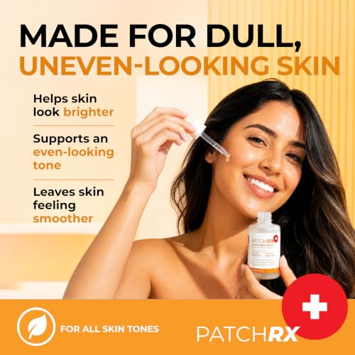 PatchRx Kojic Acid Serum with Turmeric, Niacinamide & Glycolic - Product Imagery