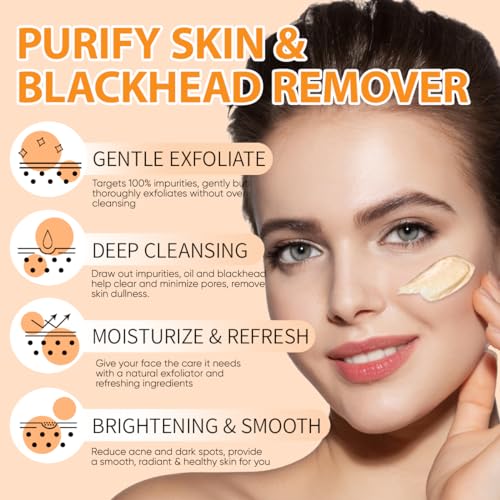 Vitamin C Face Scrub, Exfoliating Facial Wash with Retinol, - Product Imagery