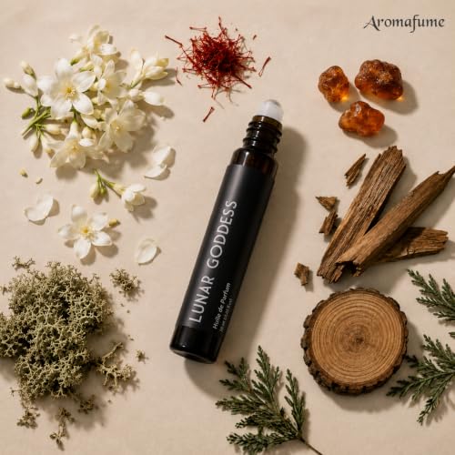 Aromafume Lunar Goddess Non Alcoholic Perfume Oil Roll-On, - Product Imagery