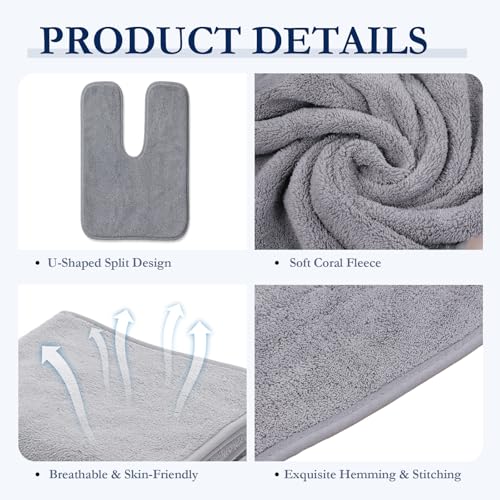 JJUNW 12 PCS U-Shaped Facial Towels, Split Design Estheticians - Product Imagery