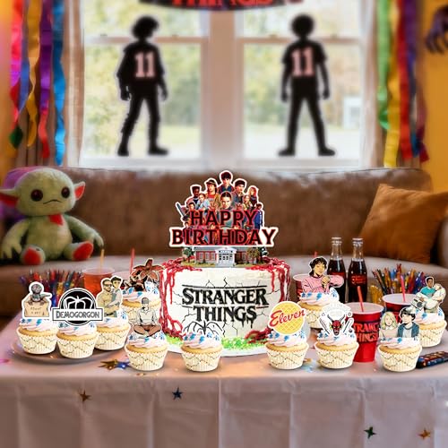 50pcs Stranger season 5 Things Party Supplies for kids, Birthday - Product Imagery