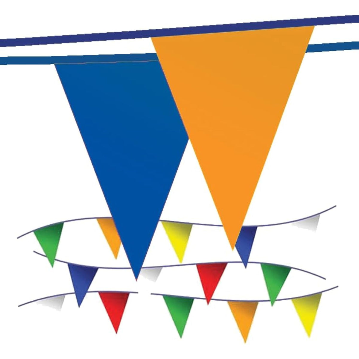 Pennant Banner Flags - Electro Tape Official Imagery - 8
