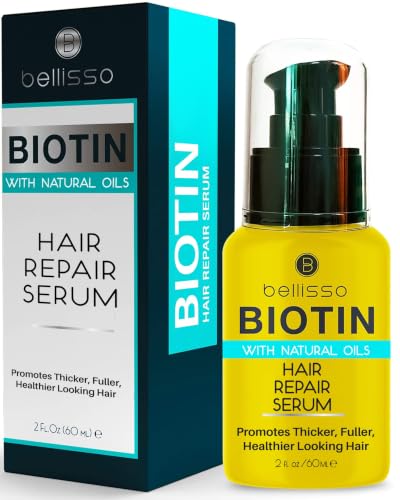 BELLISSO Biotin Hair Thickening Serum and Women - Intense Strengthening - BELLISSO Official Product View 1