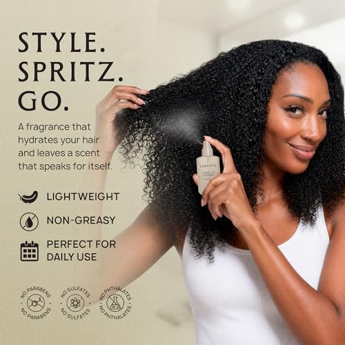 Lebanta Hair Perfume for Women - Odor Eliminator Oil Hair Spray - Product Imagery