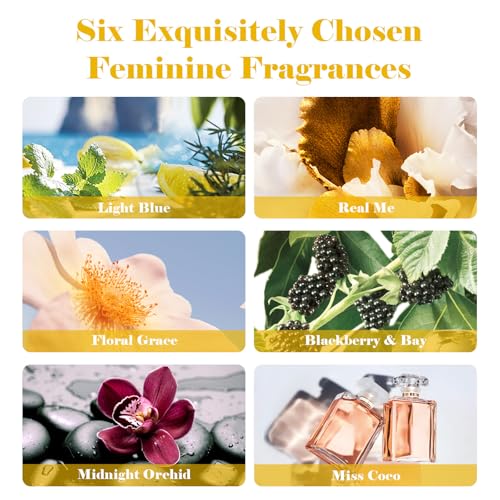 AmaKane Feminine Fragrance Oil Set, Women Essential Oils for - Product Imagery