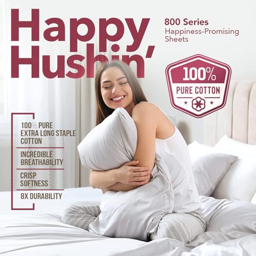TEXAS LINEN CO. 800 Series California King Sheet Sets Deep - Product Imagery