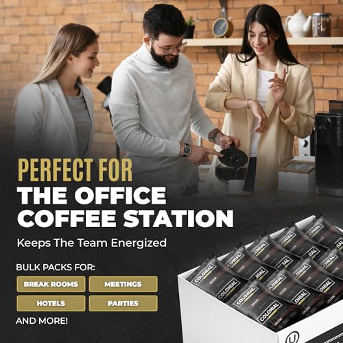 Colonial Coffee Ground Frac Packs, Breakfast Blend, Medium - Product Imagery