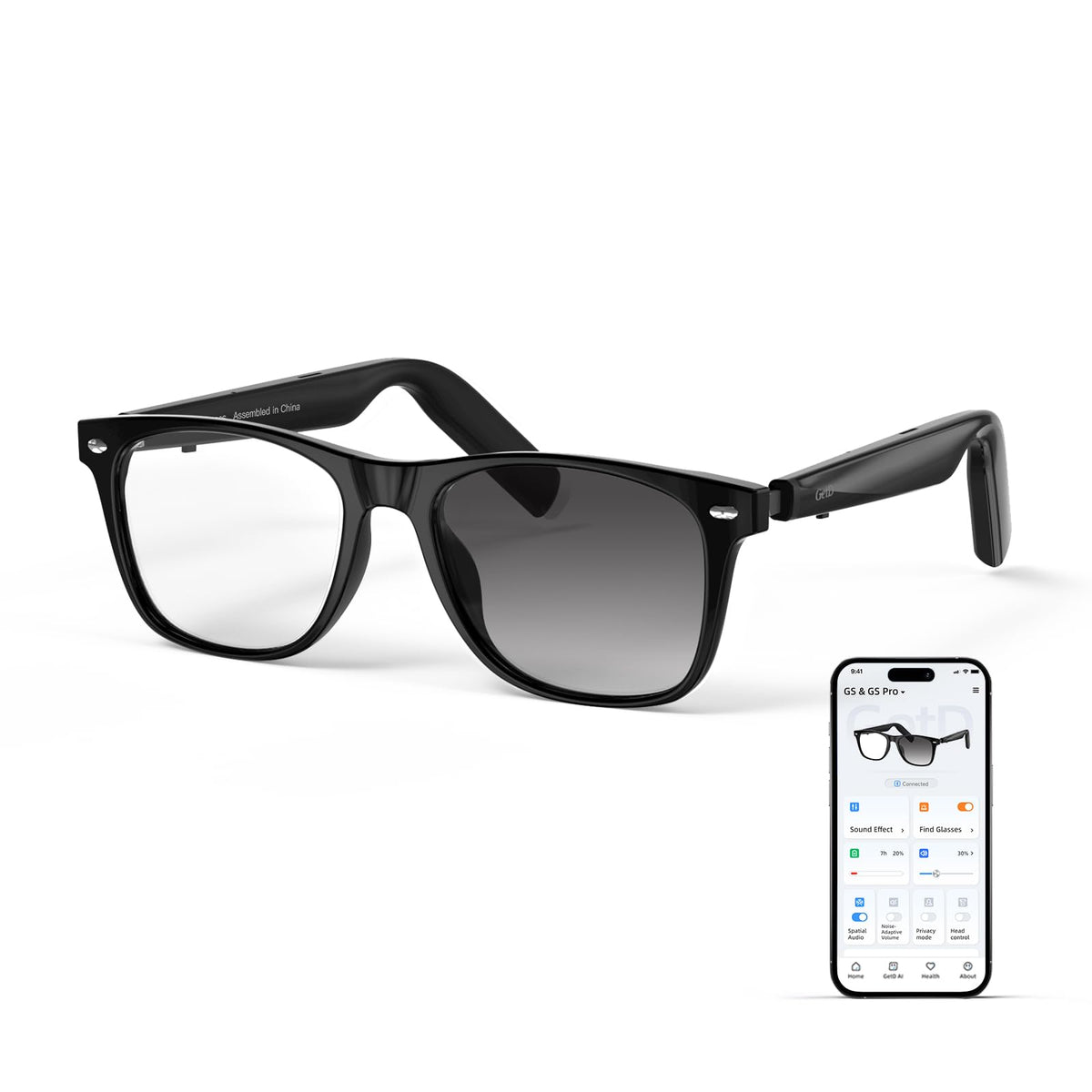 GetD AI Glasses Smart Glasses Powered by ChatGPT Real Time - GetD Official Imagery - 1