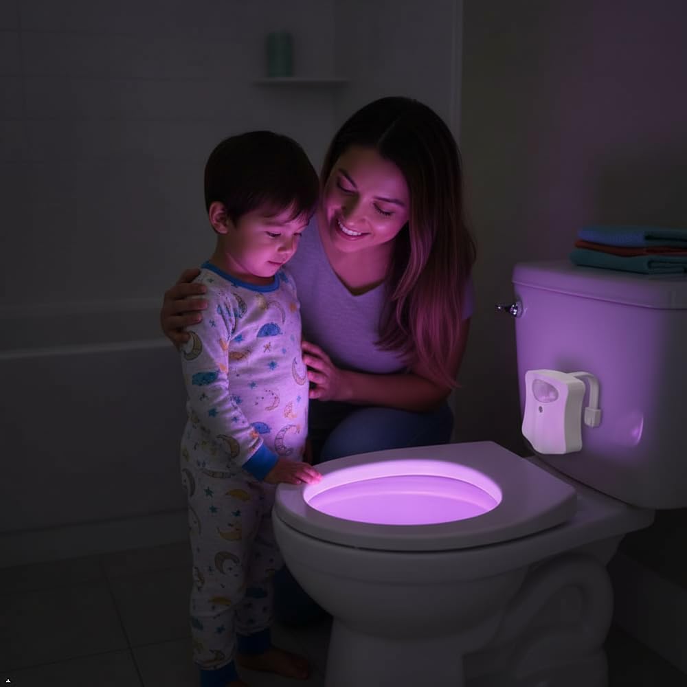 Toilet Light Motion Sensor Unique White Elephant Gift Ideas Tech Acces - View 5