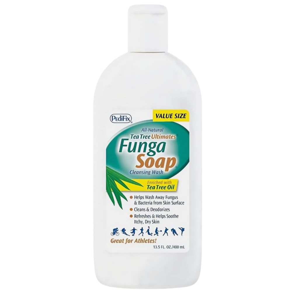 Pedifix FungaSoap Tea Tree Oil Foot & Body Wash, 13.5 fl oz – product photo (Washes)
