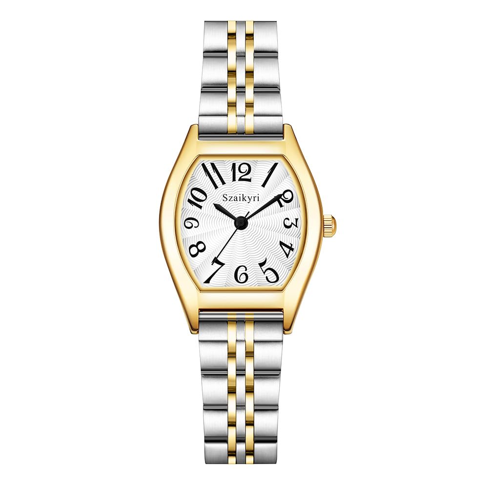Szaikyri Barrel Shaped Watch for Women with Easy Read Arabic - Szaikyri Official Imagery - 1