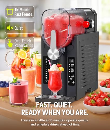 BKPPM Slushie Machine: No Ice Needed Slushy Machine for Home, 6 - Product Imagery