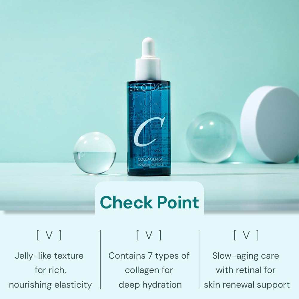 Enough Collagen 3X Moisture Ampoule – Hydrating &amp; Firming - ZIOSTAND