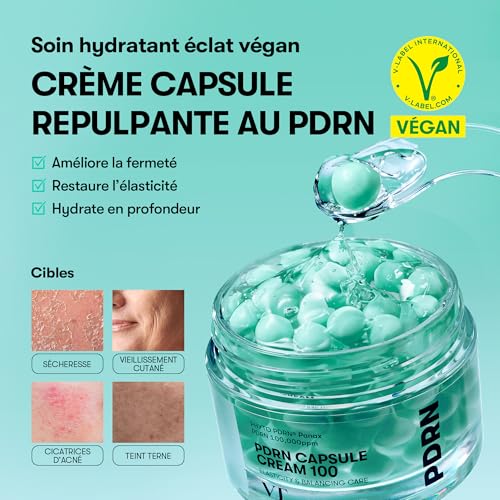 VT COSMETICS PDRN Capsule Cream 100, 1.69 fl. oz. - Product Imagery