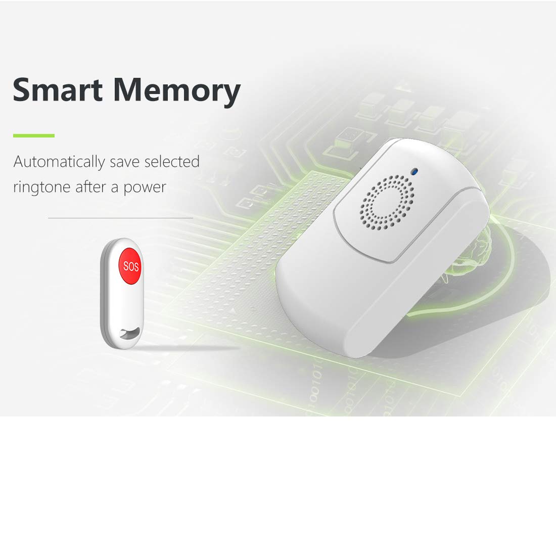 Caregiver Pager Wireless Call Button System Personal Alert - EverNary Official Imagery - 8