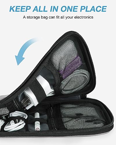 BAGSMART Large Electronics Organizer Travel Case for Tech - Product Imagery