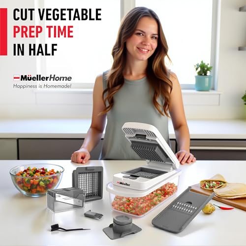 Mueller The Real Original Pro Vegetable Chopper & Mandoline - Product Imagery