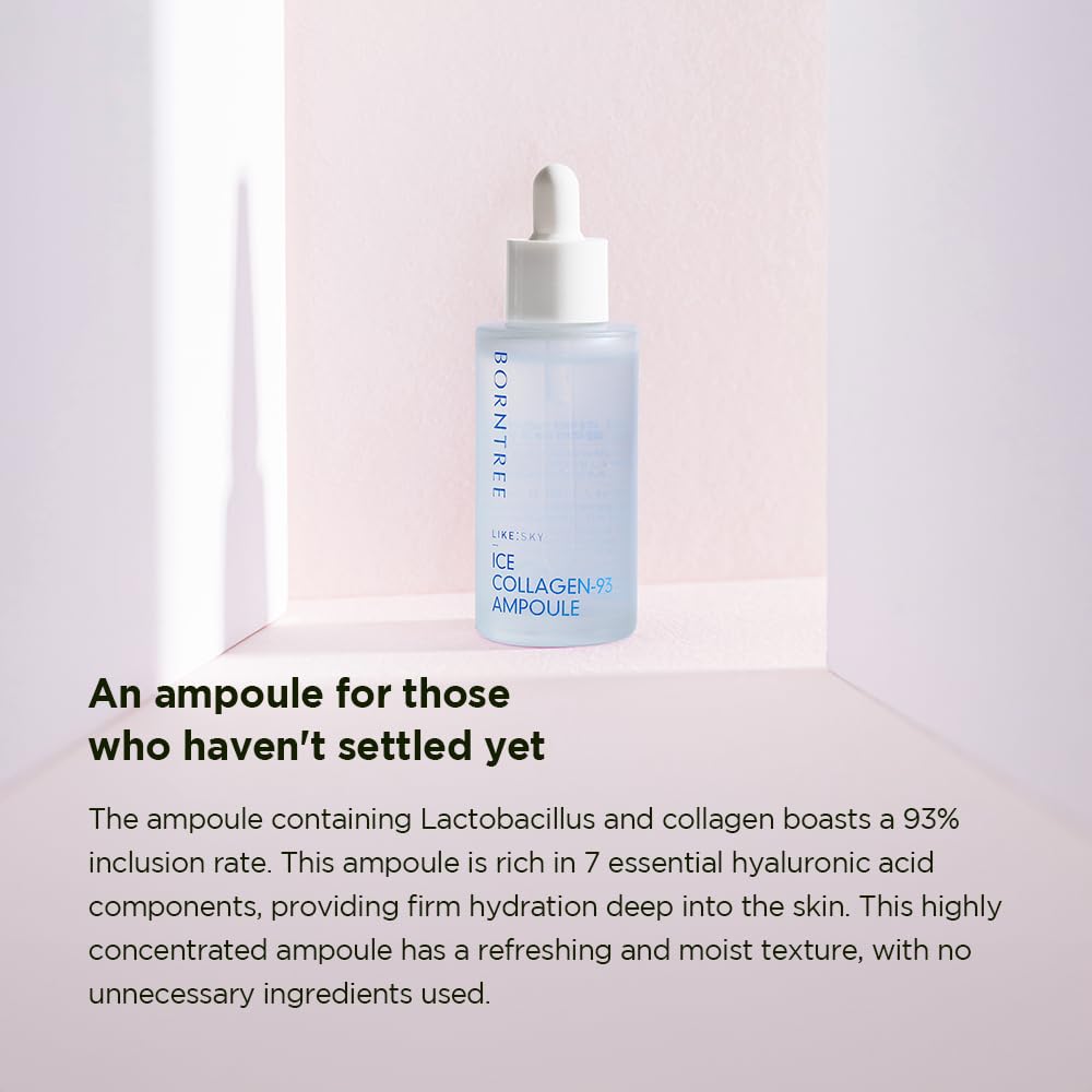 BORNTREE Like Sky Ice Marine Collagen 93 Ampoule 1 69 fl oz - BORNTREE Official Imagery - 7