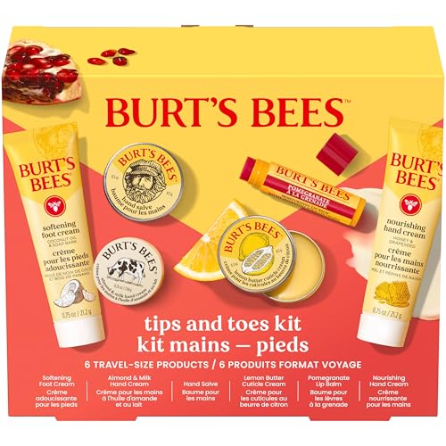 Burt s Bees Tips and Toes Kit Gift Set 6 Travel Size - Burt's Bees Official Imagery - 1