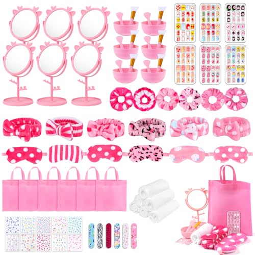 76Pcs Sleepover Party Supplies Slumber Spa Parties Kit for - Guifizeiom Official Imagery - 1