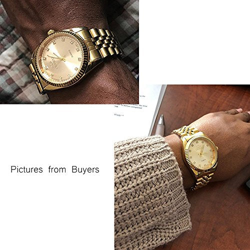 DREAMING Q&P Fq-043 Classic Golden Stainless Steel Male Female - Product Imagery