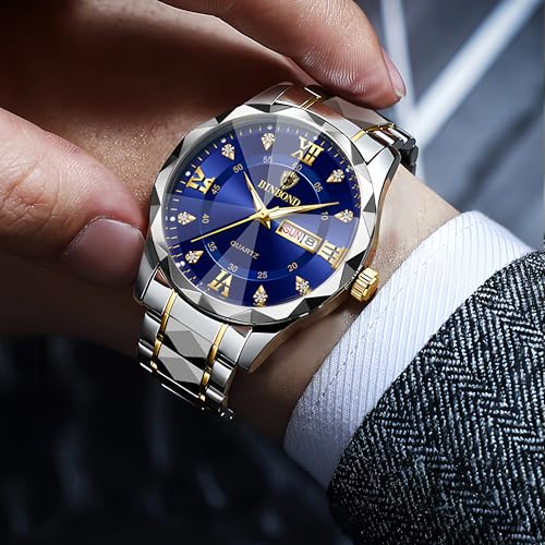 Gosasa Men Women Luxury Business Waterproof Watch Date Calendar - Product Imagery