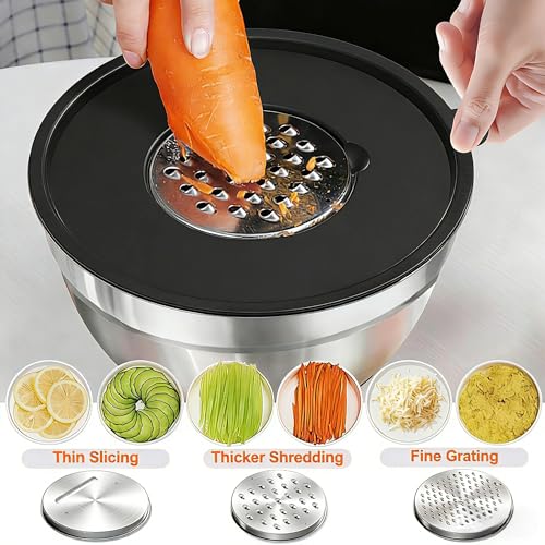 Thickened Heavy-Duty 26pcs Stainless Steel Bowl, Mixing Bowl Set - Product Imagery