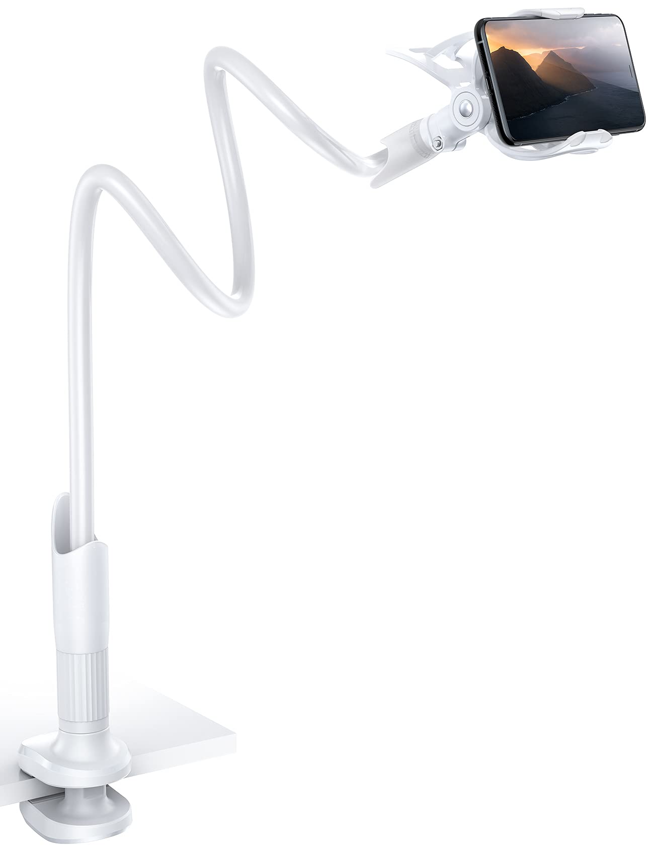 Lamicall Gooseneck Bed Phone Holder 33.4" Full Adjustable Flexibl by Lamicall - Angle View 8