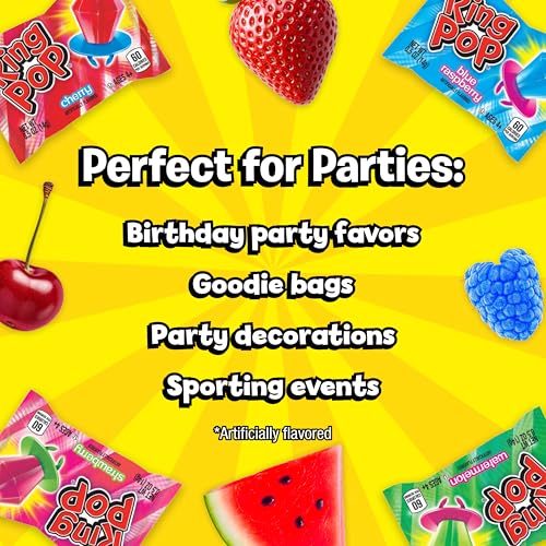 Ring Pop Lollipops - Bulk Candy Individually Wrapped Suckers - Product Imagery