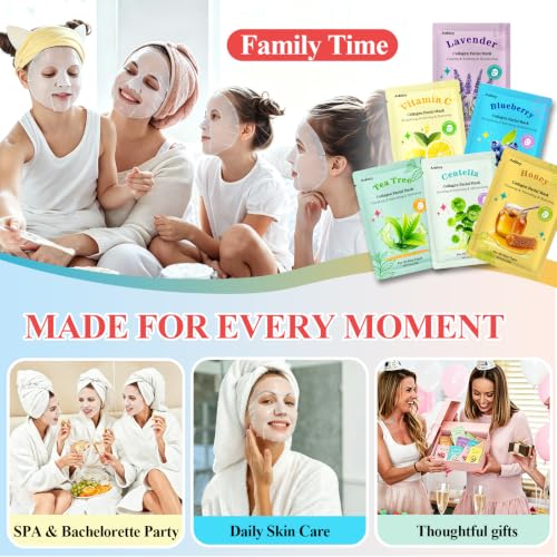 ANKOOY 33 Pack Face Masks Skincare Gifts for Teens Girls Women... - Product Imagery
