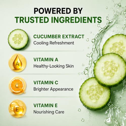 Global Beauty Care Cucumber Waterproof Makeup Remover Face - Product Imagery