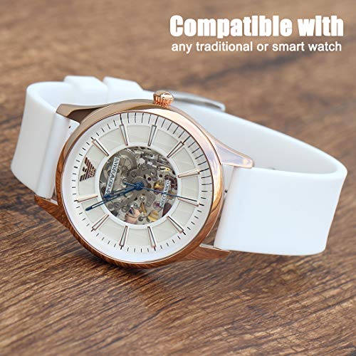 Wellfit Watch Strap, Soft Silicone Quick Release Watch Band, - Product Imagery