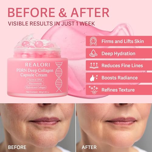 realori PDRN Cream, Boba Moisturizer, Korean Skin Care, Collagen - Product Imagery