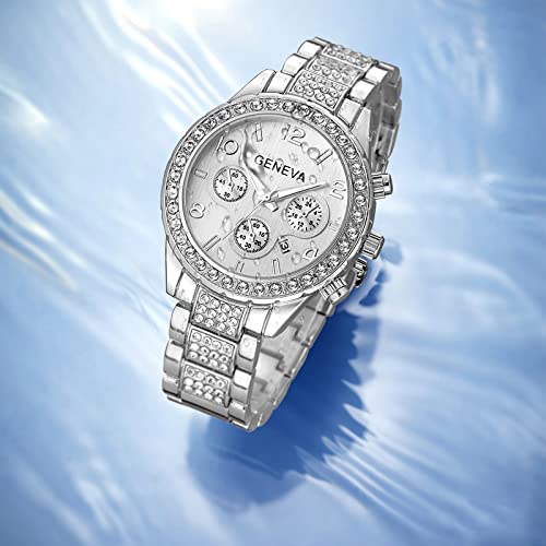 Gosasa Luxury Unisex Crystal Diamond Watches Quartz Digital - Product Imagery