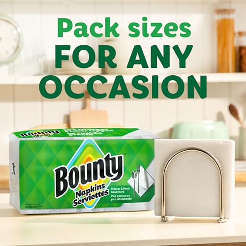 Bounty Paper Napkins, White, 200 Count, Packaging may vary - Product Imagery