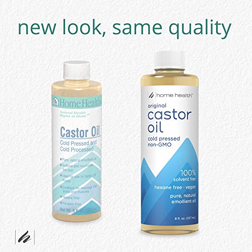 Home Health Original Castor Oil, Promotes Healthy Hair And Skin, - Product Imagery
