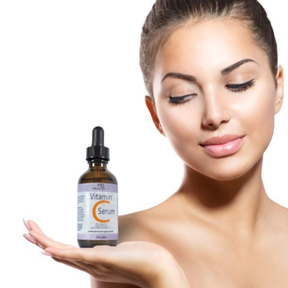 Meera's Beauty DOUBLE SIZED PURE VITAMIN C SERUM FOR FACE With Hyaluronic Acid - Meera's Beauty Official Product View 6