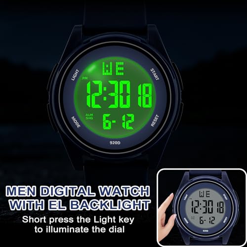 Juboos Digital Watch Men Women 50M Waterproof Sports Military - Product Imagery