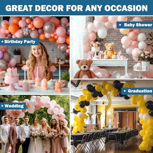Balloon Arch Strip Kit, 32.8 ft Tape Strips, 200 Glue Point Dots - Product Imagery