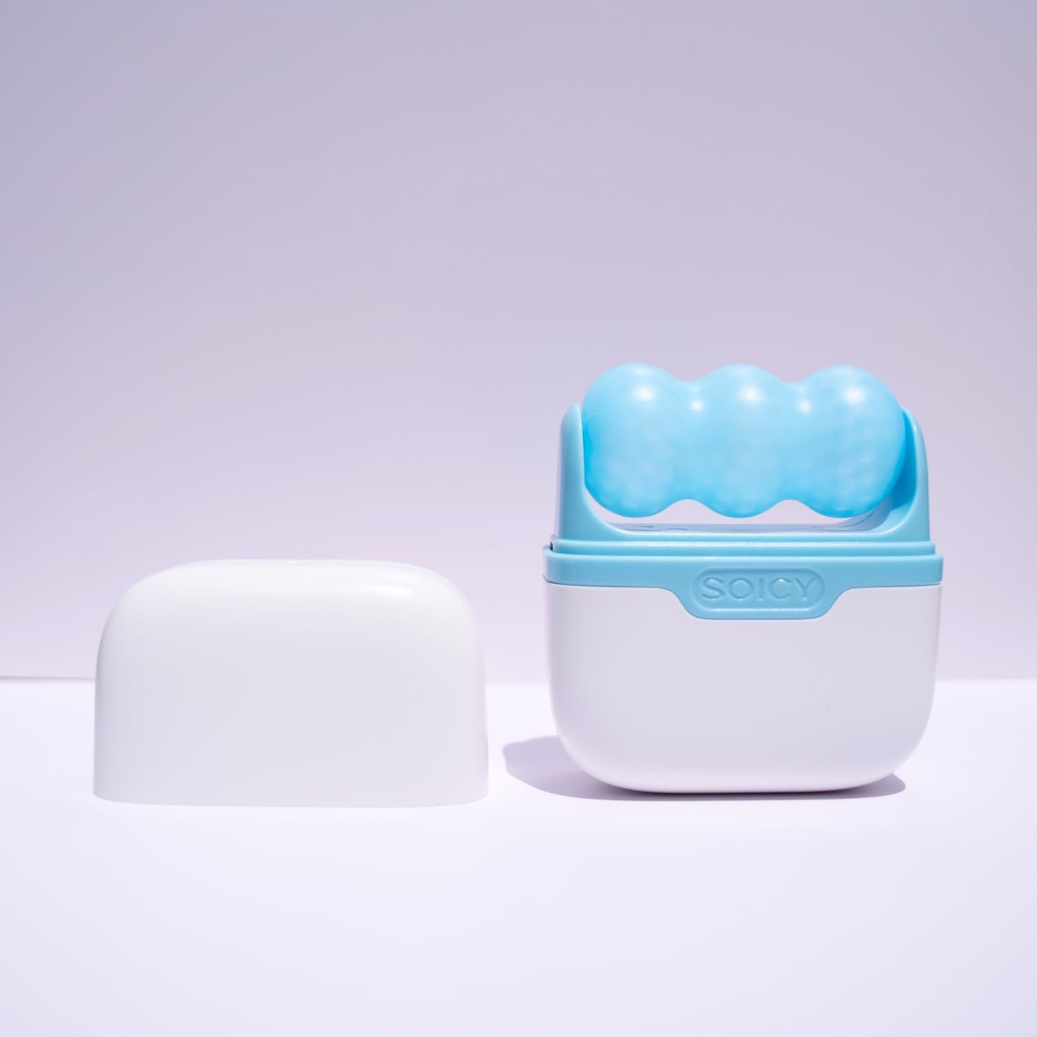 beautimate 2-in-1 Ice Roller massager for face, dual cryotherapy tool with textured roller for cooling and soothing skin.