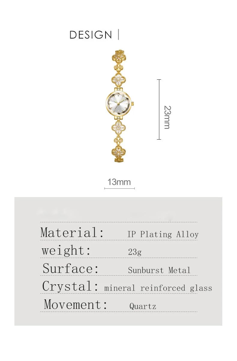 BESTKANG Luxury Ladies Hollow Four Leaf Grass Bracelet Chain - BESTKANG Official Imagery - 6