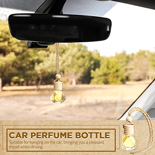BBTO 50 Pcs Hanging Car Air Freshener Car Diffuser Bottles Empty - Product Imagery