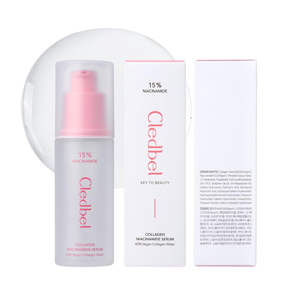 Collagen Niacinamide Serum, For Discoloration/Minimizing Large - Cledbel
